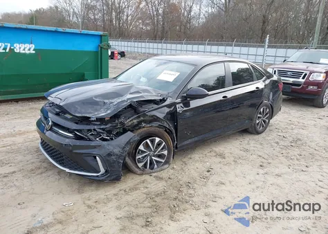 2025 Volkswagen Jetta 1.5T S z USA, uszkodzony, nr VIN 3VW5X7BU7SM000763